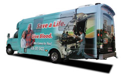 Blood donor bus